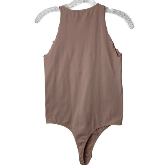 Intimately Free M/L Feels Right pink Nude high neck Bodysuit - Picture 2 of 7
